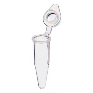 0.2ml Individual Clear PCR Tube with Optically-Clear Flat Cap