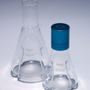 Baffled Flasks, Delong Neck, Conical