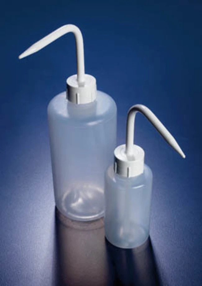 Bottles, wash, classic style, narrow neck, LDPE