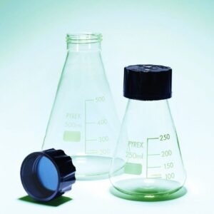 Conical Flasks, with Screw Cap