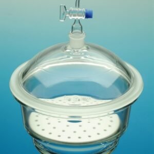 Desiccator, Borosilicate Glass, Vacuum with Stopcock, Duran