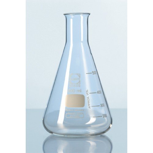Flask, Erlenmeyer, narrow neck