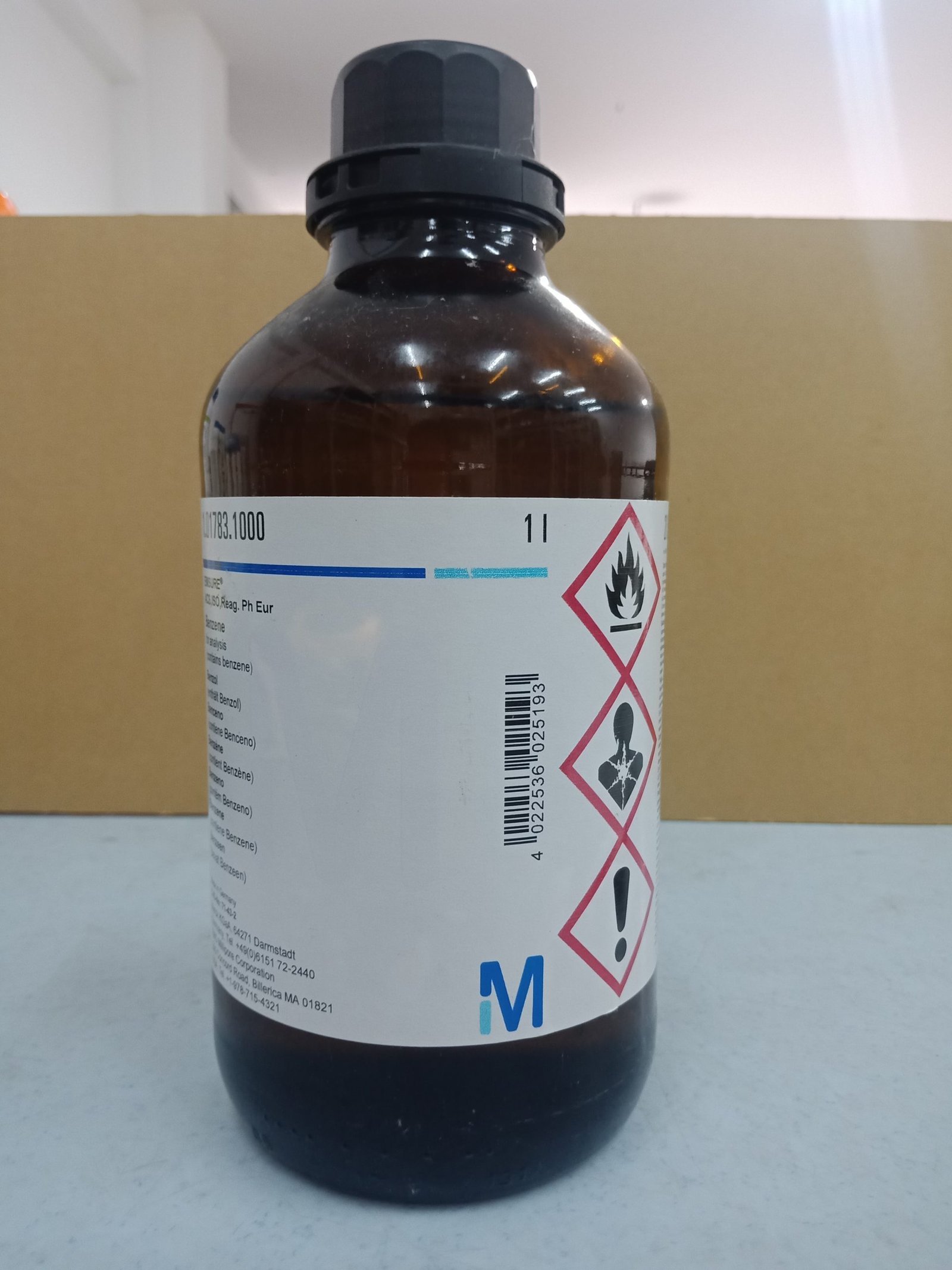 Benzene, EMSURE® ACS, ISO, Reag. Ph. Eur. for analysis - Image 2