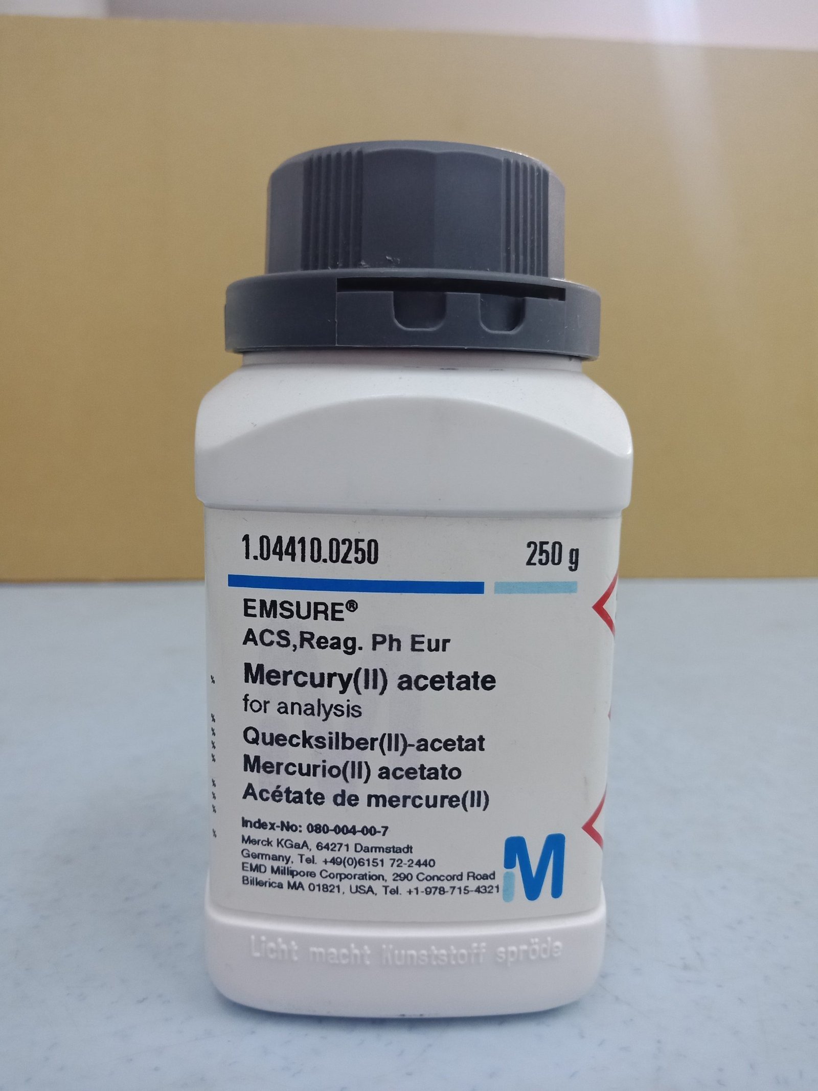 Mercury(II) acetate for analysis EMSURE® ACS,Reag. Ph Eur