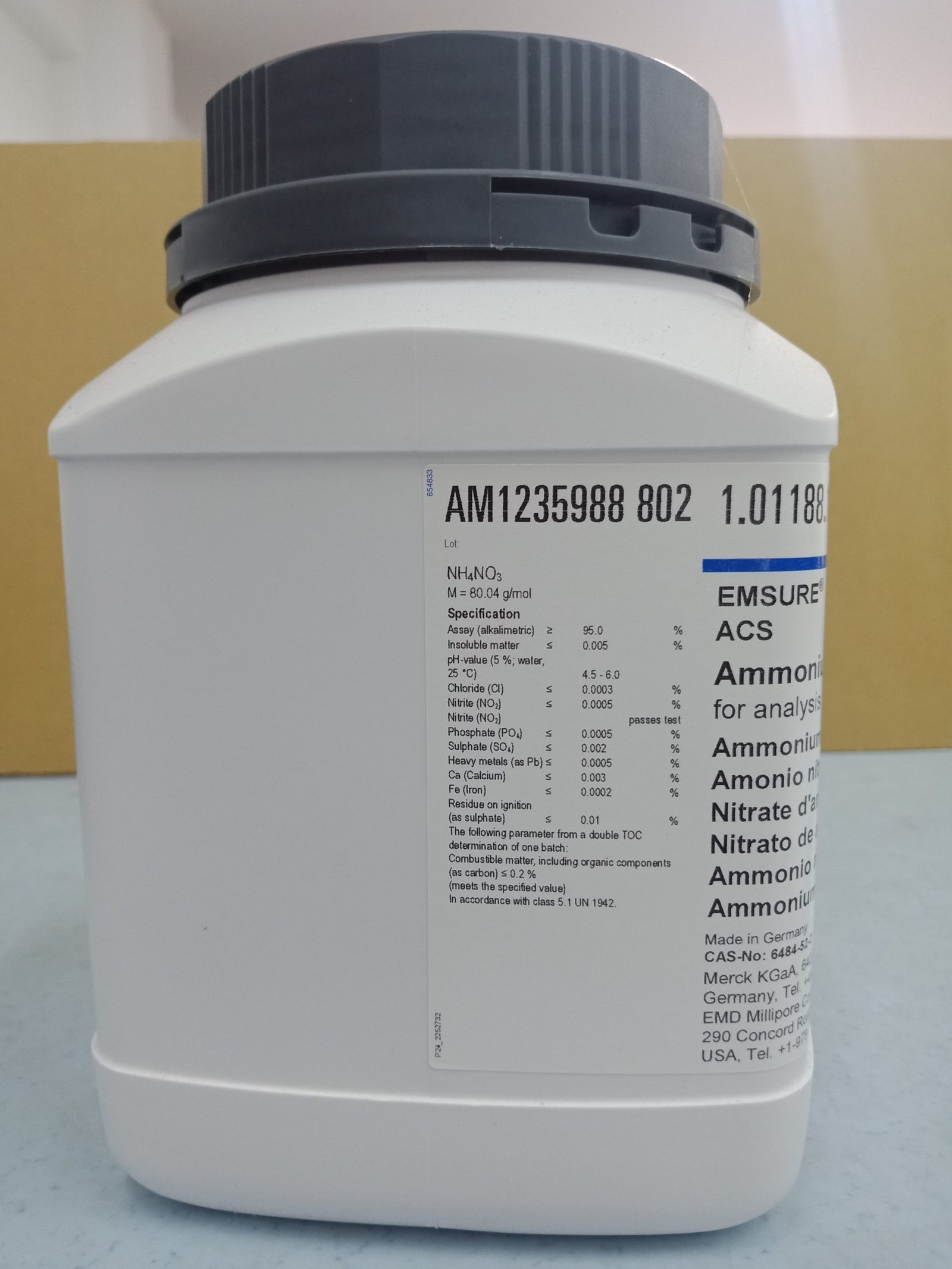 Ammonium nitrate for analysis EMSURE® ACS - Image 2