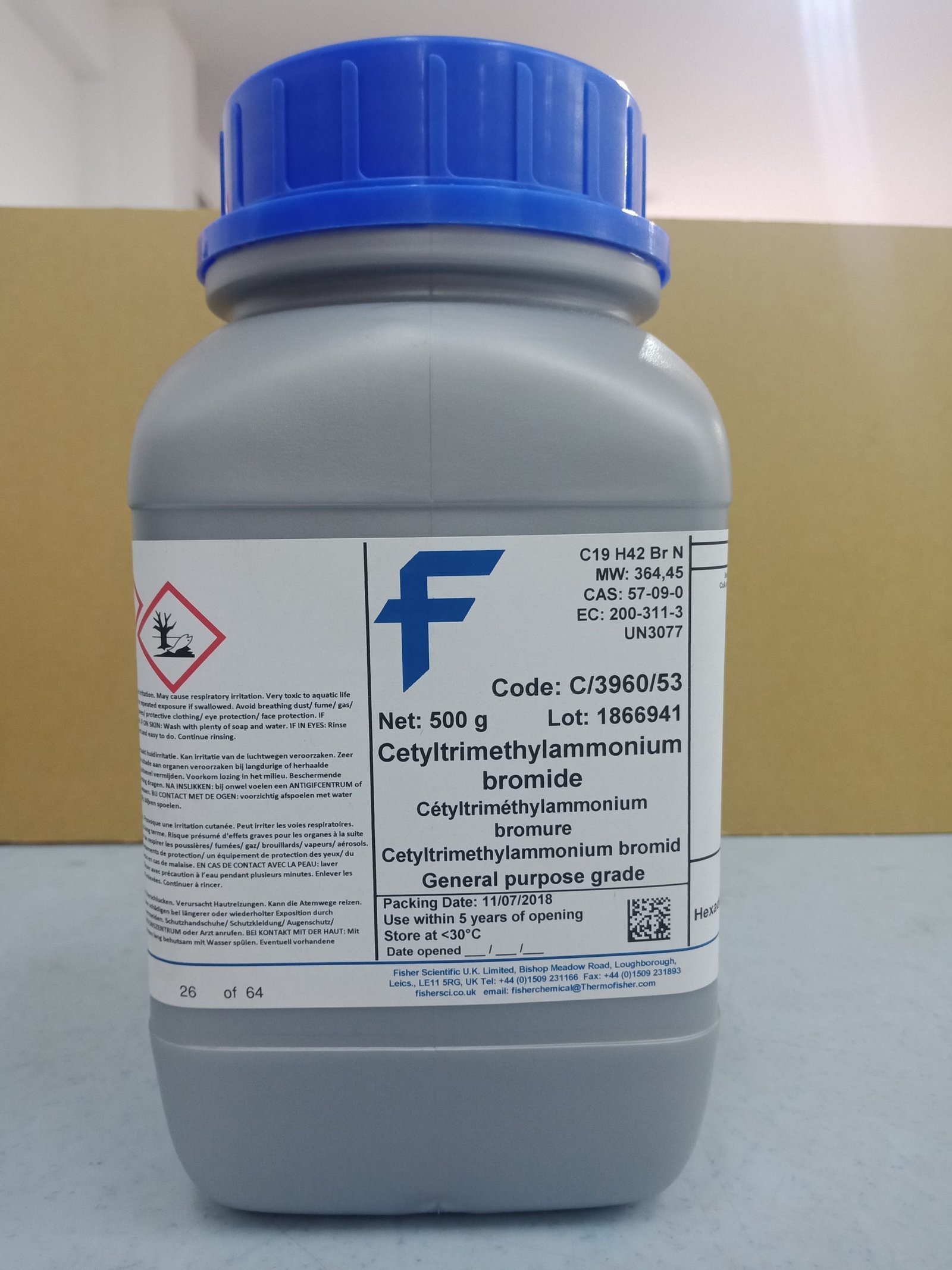 Cetyl Trimethylammonium Bromide, Pure