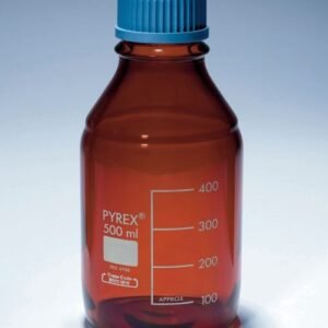Laboratory Bottles, Round, Amber