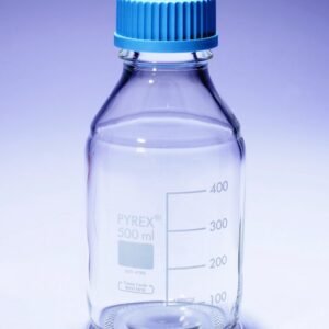 Laboratory Bottles, Round, Clear, Pyrex