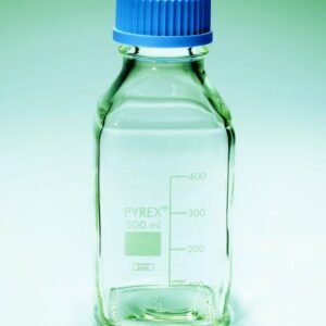 Laboratory Bottles, Square, Clear
