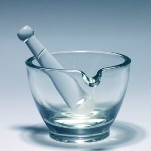 Mortar, Borosilicate Glass, Pyrex