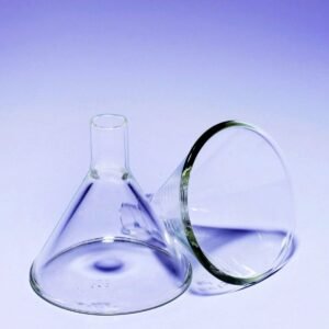 Powder Funnels, Plain Stem, Borosilicate Glass
