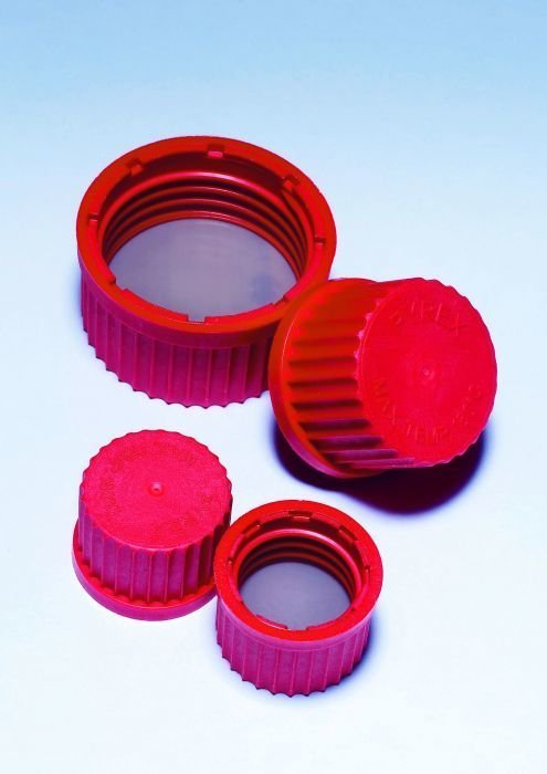 Screwcaps and Pouring Rings for Laboratory Bottles