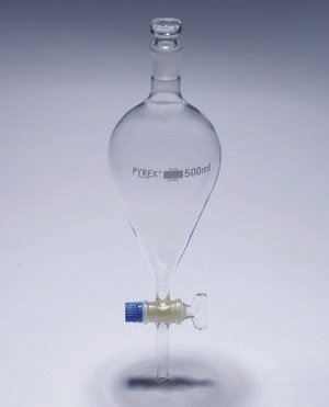 Separating Funnels, Spherical Shape (Pear)