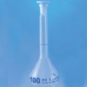 Volumetric Flasks - Class A, Blue graduation with Glass stopper