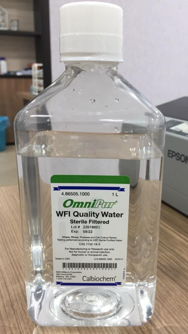 WFI QUALITY WATER STERILE FILTERED